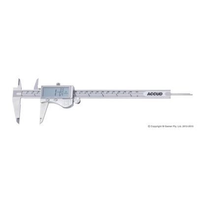 Accud 0-200mm/0-8" Fractional Digital Caliper IP54