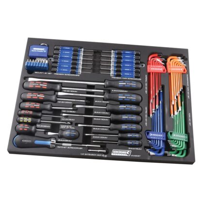 Kincrome EVA Tray Screwdriver & Fastening Set 105 Piece