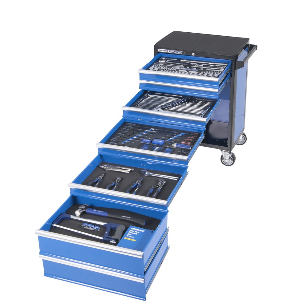 Kincrome EVOLUTION Tool Trolley 232 Piece 5 Drawer 1/4″, 3/8″ and 1/2 ...