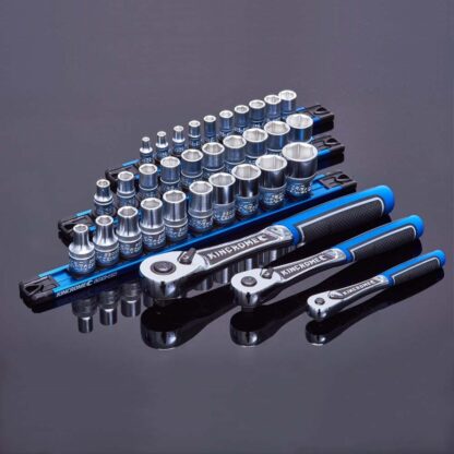 Kincrome LOK-ON™ Socket Set Twist-Lock Rail 11 Piece 1/4 Drive - Metric - Image 2