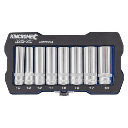 Kincrome LOK-ON™ Socket Set 8 Piece 3/8" Drive - Metric - Image 2