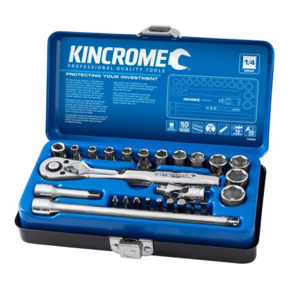 Kincrome Socket Set 26 Piece 1/4" Drive - Metric