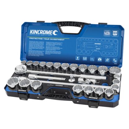 Kincrome Socket Set 28 Piece 3/4" Drive Metric & Imperial