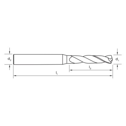 DRILL D323 1.3 3xD R30 N DIN6537-HA VHM AlCrN - Image 3