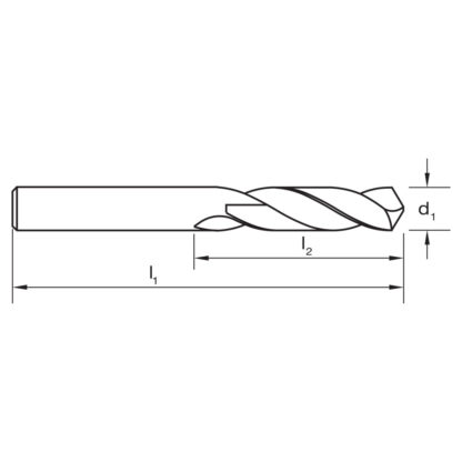 DRILL D186 8.4mm STUB DIN1897 HSS S/Pt BLU - Image 3