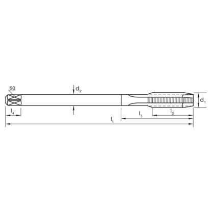 TAP T154 MF 10 x 1 6H GUN N DIN374 B HSSE - Image 2