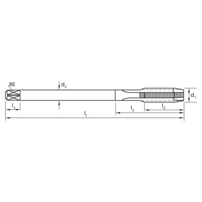 TAP T141 M 18 x 2.5 6H GUN NH DIN376 PM-V3 TiALN - Image 2